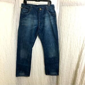 Jack & Jones Blue Vintage Inspired Denim Jeans Size 34